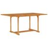 VidaXL Garden Table 150x90x75 Cm Solid Teak Wood