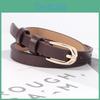 Halfround Womens Buckle Belt Versatile Minimalist Decorative Style Korean