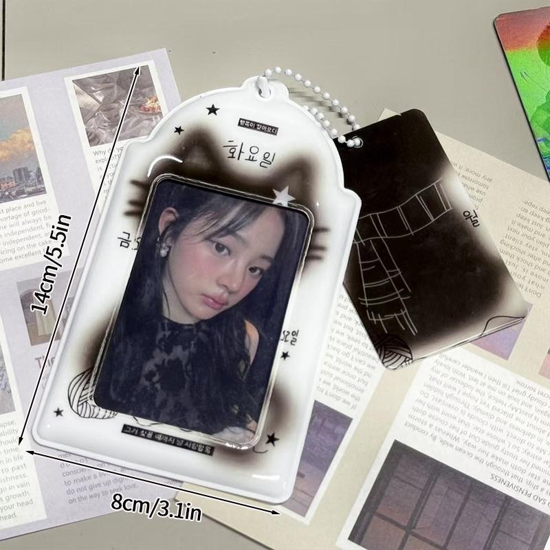 Binder Photocards Holder Mobile Phone Shape Acrylic Photo Frame Supplies Poca Holder Idol Picture Protector Stationery Supplies