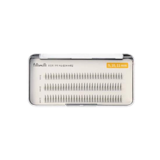 Filimili Point Strand Eyelashes 04 A Shape (90P), Korean Cosmetics