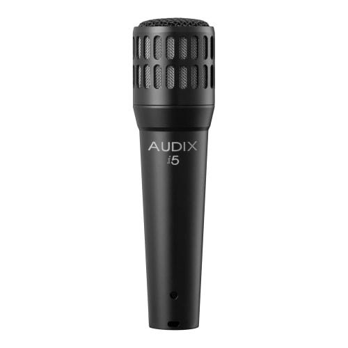 AUDIX I5 Dynamic Microphone, Unidirectional, Black, for Recording Snare, Drum, Percussion, Guitar Amplifiers, and Acoustic Instruments