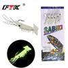 FTK SABIKI Rigs 5pcs Glow-in-the-Dark Shrimp Soft Bait - 15cm/5.905 Oz To 28cm/11.023 Oz 5g - Ideal for Fishing with Artificial Lures and Jigs!