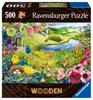 Ravensburger Wood Puzzle Wild Garden 500 Puzzle Jigsaw 17513 0 (Wooden Puzzle)