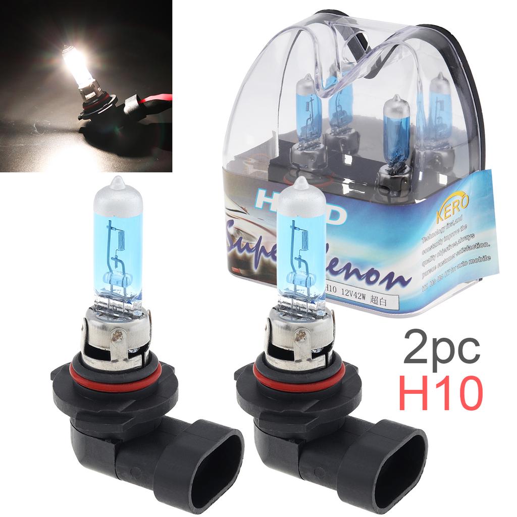 2pcs 12V H11 55W 6000K White Light Super Bright Car Xenon Halogen Lamp Auto Front Headlight Fog Bulb