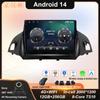 Car Radio For Ford C-MAX Kuga 2 Escape 3 2012 - 2019 Carplay Autoradio Android 14 Auto 4G WIFI GPS Car Multimedia Touch Screen