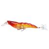 Set of 20 Full Attack Sinking Shrimp Lures, 13.6g/9.5cm, with Blood Groove and Feather Hook.