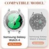 Case for Samsung Galaxy Watch 4 Case 40mm 44mm Accessories Bling Fashion Two Rows Diamond Bumper Samsung Galaxy Watch 5 Protector Cover