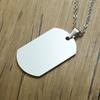 In the Darkest Hour When Demons Come Brothers Dog Tags for Men Stainless Steel Pendant BFF Necklaces Fraternal Gift