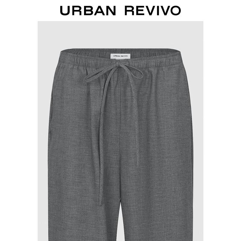 UR Women's Elastic Waist Drawstring Wide-Leg Pants