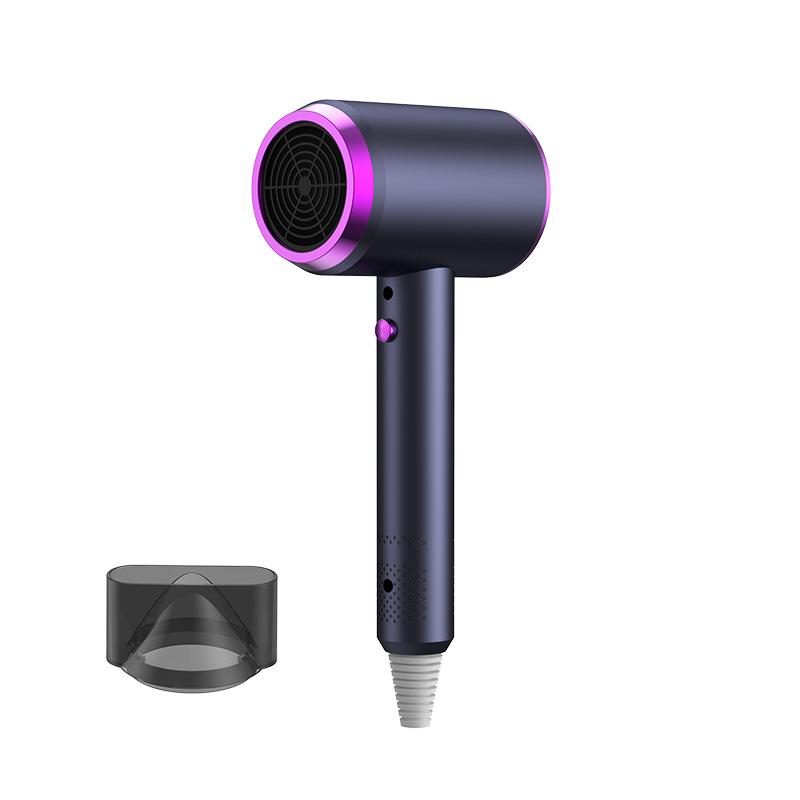 Gradient Color Hair Dryer with High Power, Blue Light, and Hot/Cold Settings