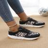 Spring and Summer New Leopard Print Flat Sole Elevated Comfortable Casual Running Sneakers Shoes for Women Chaussure Femme