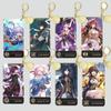 Honkai Star Rail Keychain Cosplay Himeko Bailu Kafka Hill Bronia Danheng Seele Blade Anime Acrylic Keyring