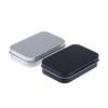 1Pc Survival Kit Small Empty Tinplate Silver Black Flip Storage Box Organizer For Money Coin Candy Key Cigarette Sealed Box