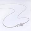 14 "-32 "Slim Thin Pure 925 Sterling Silver Side Curb Chain Choker Necklaces For Women Girl Jewelry Kolye Collare Collier Ketting