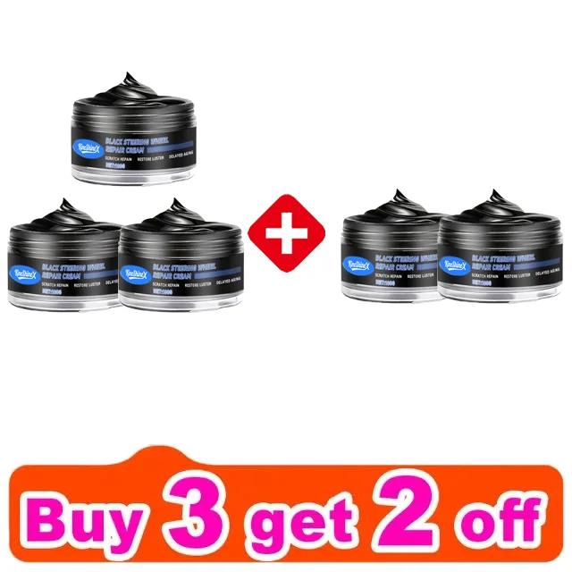 Q19 Repair Paste for Car Steering Wheels - Restores Black Gloss, Removes Peeling & Cracking, Plastic-Like Finish, Easy Applicati