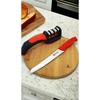 Pro Knife Sharpener Cutting Board Bread Knife 3 Piece Kitchen Set