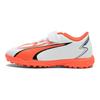Ultra Play 5 Sports Comfort Low Top Kids Football Shoes Kids Football Shoes White Orange 107537-01