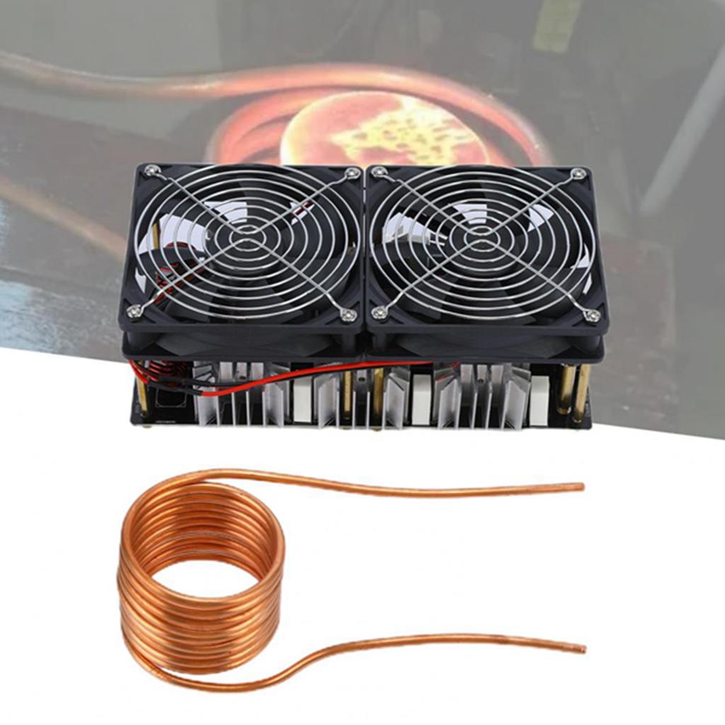 2500W 50A DC 12 48V Induction Heating Board ZVS Power Supply Module High Frequency Low Voltage Flyback Driver Heater