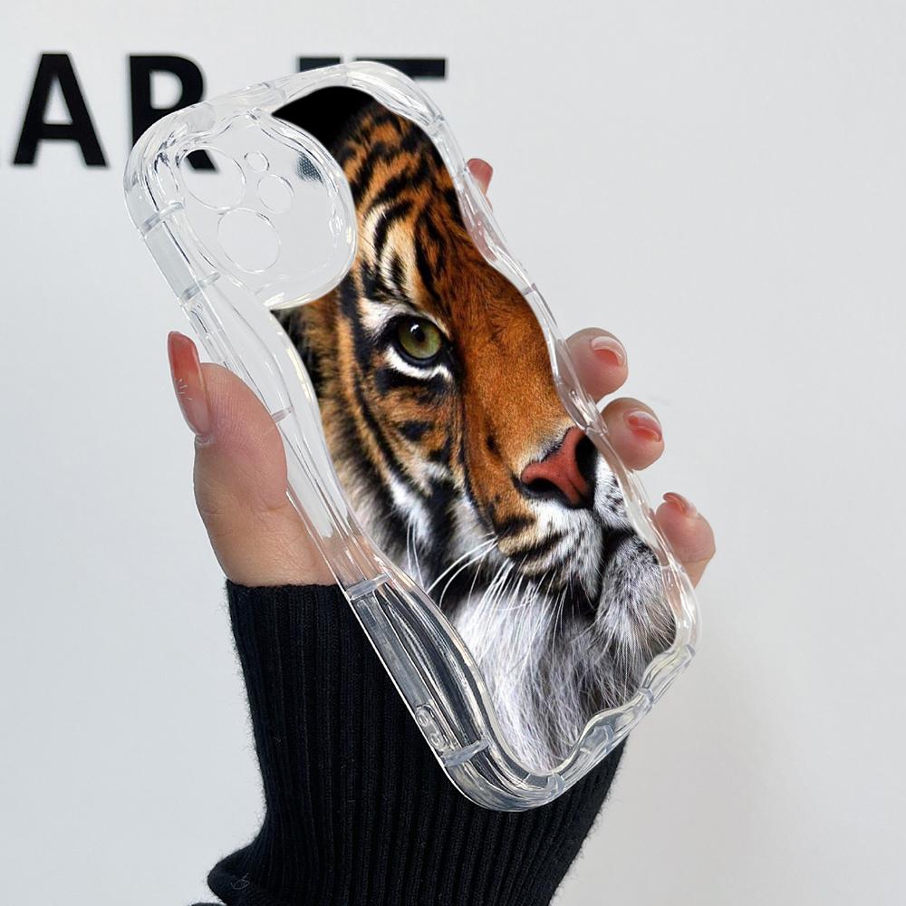 Ae99 Tigers Lion Love Design Art Защитные чехлы для телефонов для Xiaomi Poco X5 F6 Redmi Note 13 12 11 Pro 13C 12C A3 Huawei Honor 90 Wave Задняя крышка из ТПУ