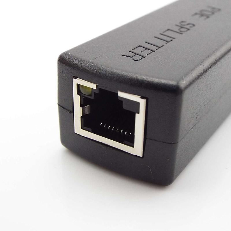 48V To 12V Poe Splitter Connector Poe Power Adapter Injector Switch For Ip Camera Wifi Cable Wall Us/Eu Plug