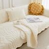 Sofa Cushion Winter Nordic Simple Thickened Non-Slip Seat Cushions Plush Backrest Towel Sofa Cover Slipcover