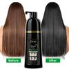 Organic Natural Fast Hair Dye Plant Essence Black Hair Color Dye Shampoo For Cover Gray White Hair
