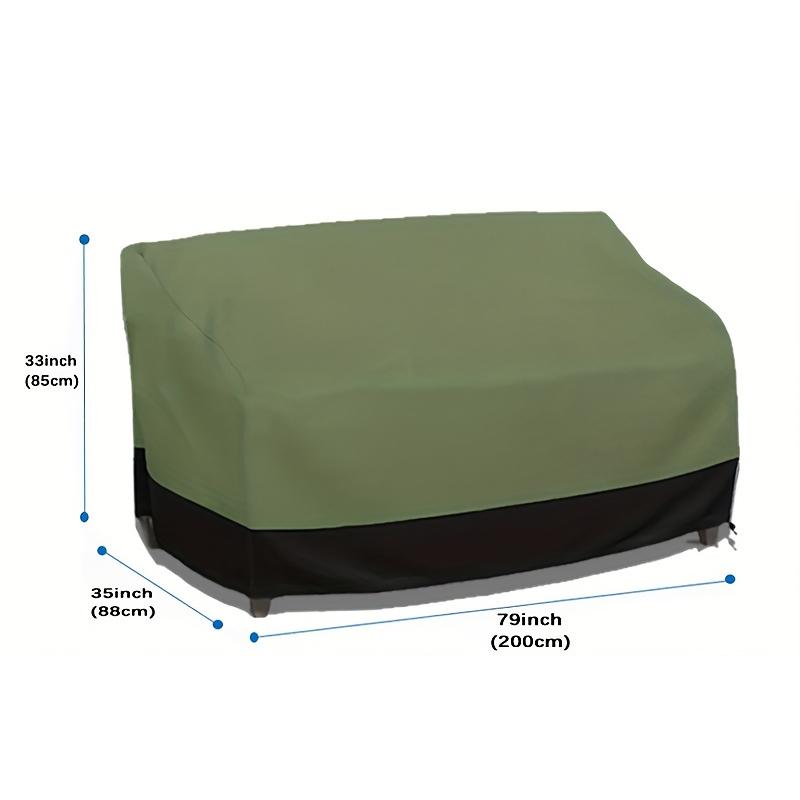 1PC Dust Protection Garden Durable Polyester Fabric Heavy-Duty Waterproof Sofa Cover Outdoor Rain Fits Most Double Sofas