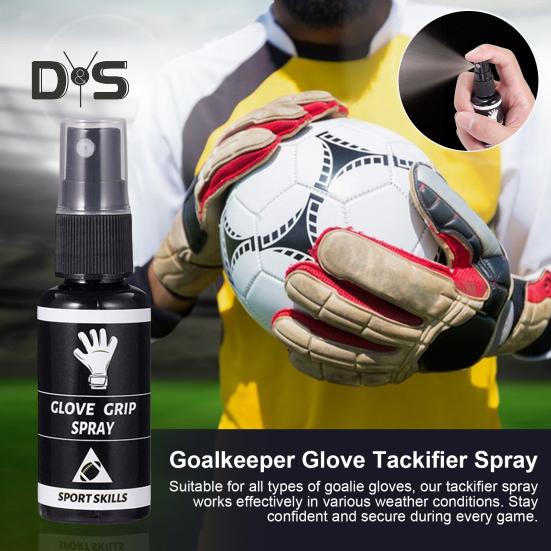 30ml Football Grip Sprayer Football Glove Grip Spray Rugby Goalkeeper Glove Tackifier Sprayer Sticky Spray for All Goalie Gloves