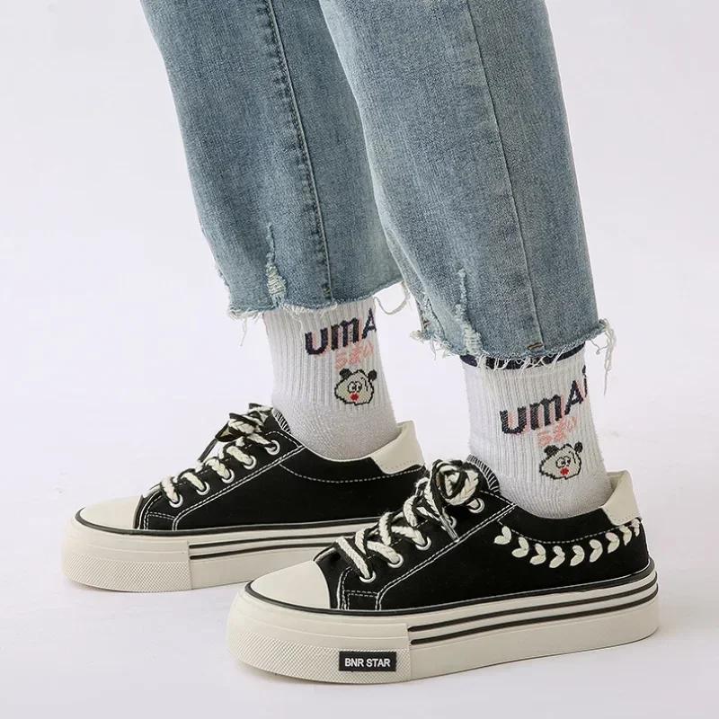 Модные женские кроссовки на платформе из парусины, увеличивающие рост, кроссовки, женские кроссовки с толстой подошвой, массивные туфли для женщин, теннис