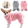 Soft Fleece Dog Clothes Autumn Winter Warm Pet Costume For Small Dogs Jumpsuit Puppy Sweater Coat Chihuahua Overalls Pet Outfits