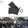 For BMW 3 5 Ser E46 325i E39 X5 E53 Z3 E36 Hand-stitched Car Steering Wheel Cover Trim Accessories Black Leather Red Blue