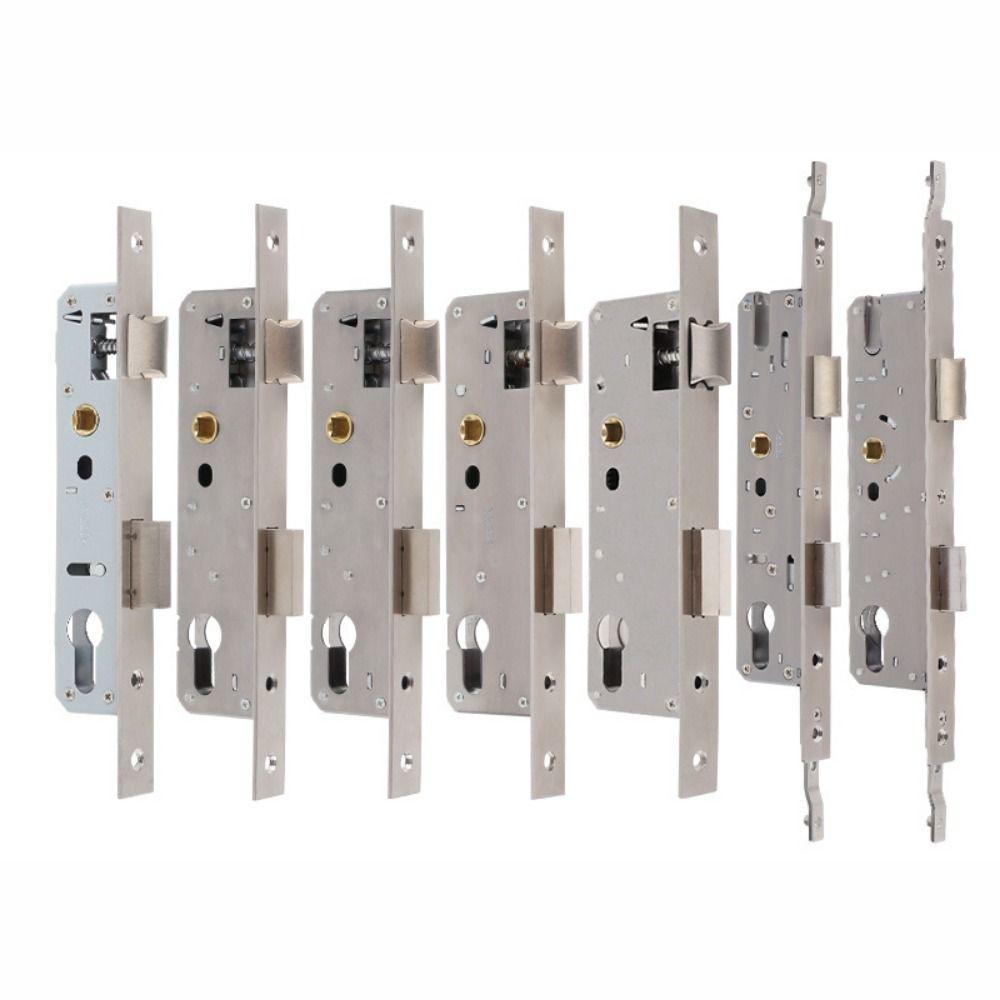 Stainless Steel Aluminum Door Lock Universal Frame Mortise Lock Safety Exterior Door Lock  Home