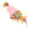 Parrot Foraging Shredding Toy Bird Hanging Toys Parrot Foraging Trap Cup Paper Shred Toy for