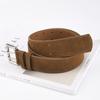 Vintage Matte Leather Belt Girls Commuter Casual Dress Decorative Belt Women
