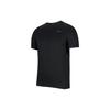 Dri-Fit Solid Color Casual Crew Neck Short Sleeve T-Shirt Men Tops Black Dark-Gray CZ6465-011