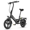 HillMiles Mile 1 Electric Bike 36V 10.4Ah Battery, 250W Motor, 60KM Range, 14*2.125 Inch Tires Foldable E-bike