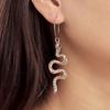 Women's Earrings Personality Temperament Geometric Earrings Simple Linear Snake Earrings Small Snake Earrings Wholesale