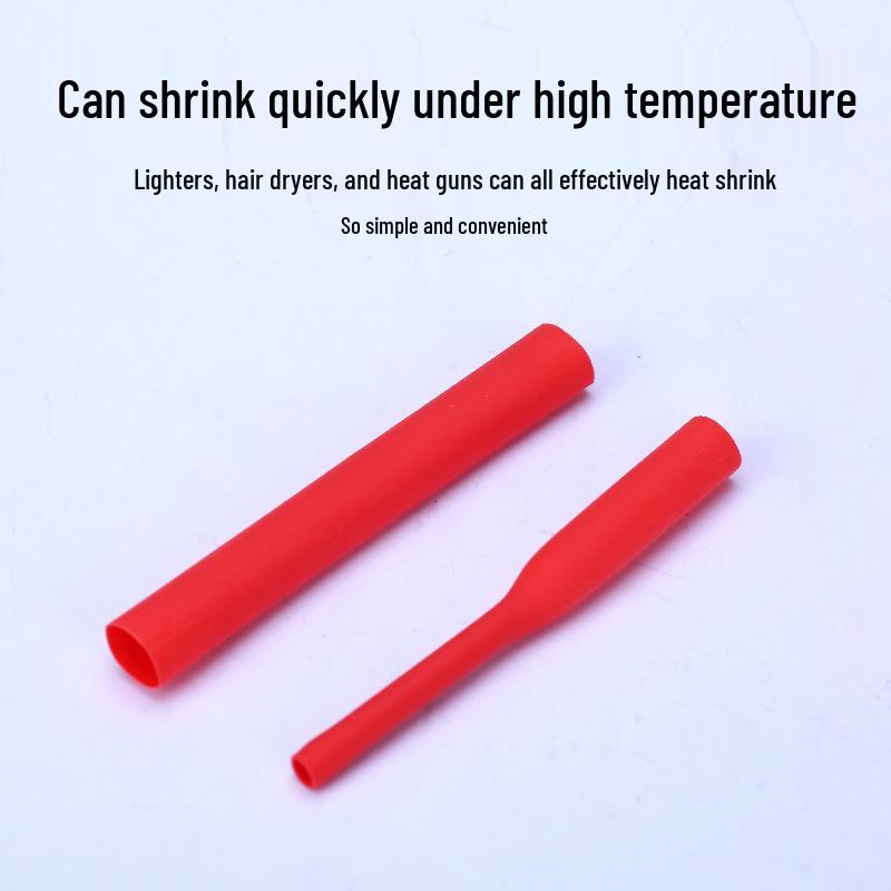 530pcs Colored Black Heat Shrink Tubing Kit - Insulated Wire Protection Sleeves