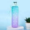 900Ml Water Bottle Student Drink Bottle With Straw Plastic Sports Water Cup Fitness Jugs Sports Water Bottle Space Cup