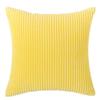 Square Cushion Case Sofa Cover Corduroy Winter Pillow Plush Velvet Home Decor