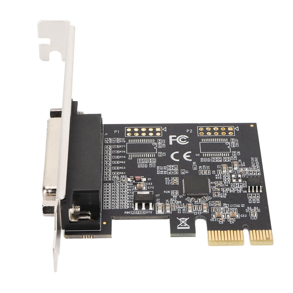 1 Port PCI Express Parallel Card IEEE 1284 DB25 PCIE Parallel Card ECP Mode Desktop Expansion LPT Controller for Printer