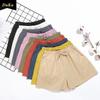 Loose Linen Cotton Hemp Plus Size Student Sports Casual Shorts Women's Wide Leg Pants