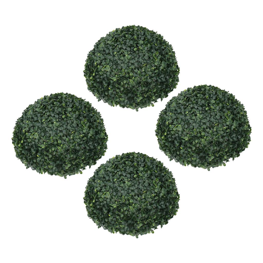 Artificial Plant Ball Simulation Decorative Plastic Faux Plant Topiary Ball for Home Balcony