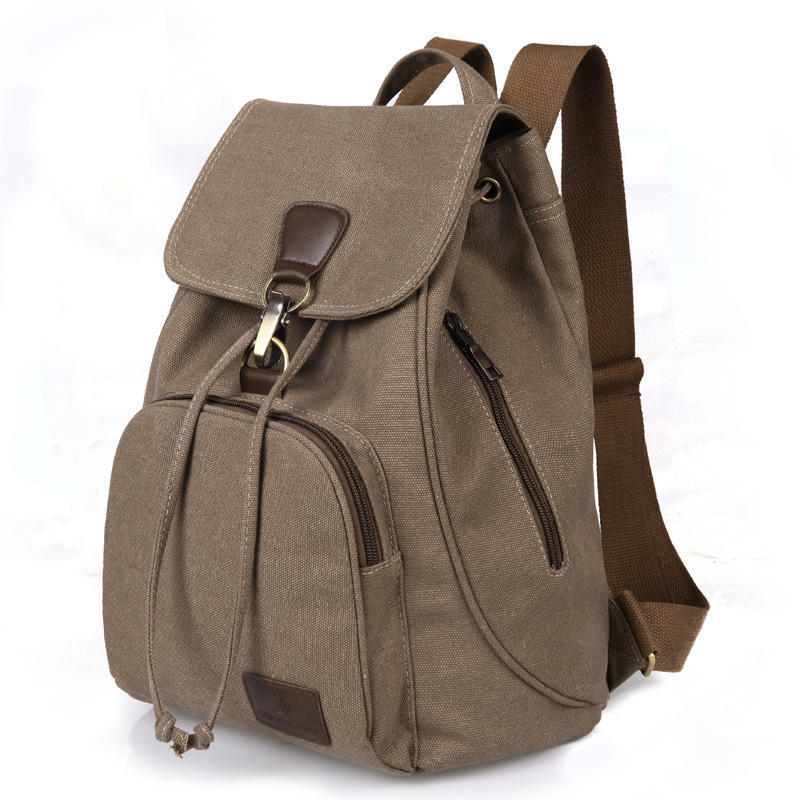 Outdoor Canvas Backpack Retro Fashion Backpack Women Shoulder Bags Schoolbag Fashion Backpack