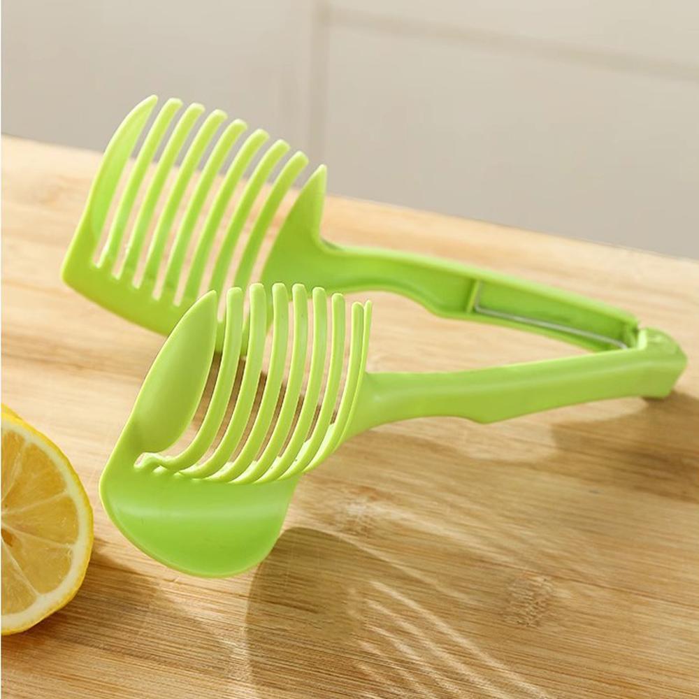 Tomato Slicer Fruits Cutter Stand Utensilios De Cozinha Assistant Lounged Tomato Lemon Shreadders Slicer