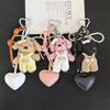 Plush Dog Keychain Pendant, Couple Bag Pendant, Dressing Dog Keychain Decoration