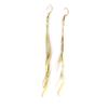 Les Trésors De Lily [L9665] - Gold 'Choreography' Earrings