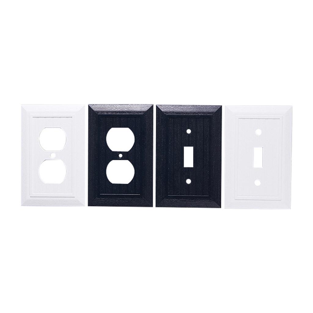 Electric Socket Plug Covers Electrical Receptacle Wall Plate Faceplates Covers Light Switches Socket Cover Enduring