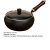Traditional Wok Pot Hand-Forged Cast Iron Pot Big Belly Frying Pan for Stir-Fry Soup Unique Iron Kitchenware