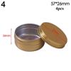 Candle for Cream Balm Metal Box Tea Cans Cosmetic Container Aluminum Tin Jar Refillable Bottles